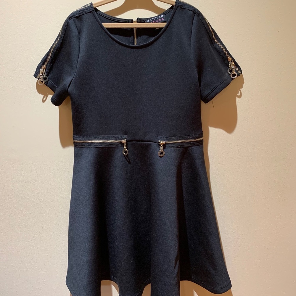 Hannah Banana by Sara Sara Black Zipper Dress (12)